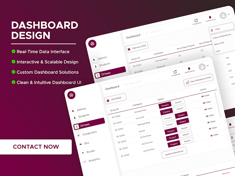 Cover image for Dashboard Design | Real-Time Data Interface