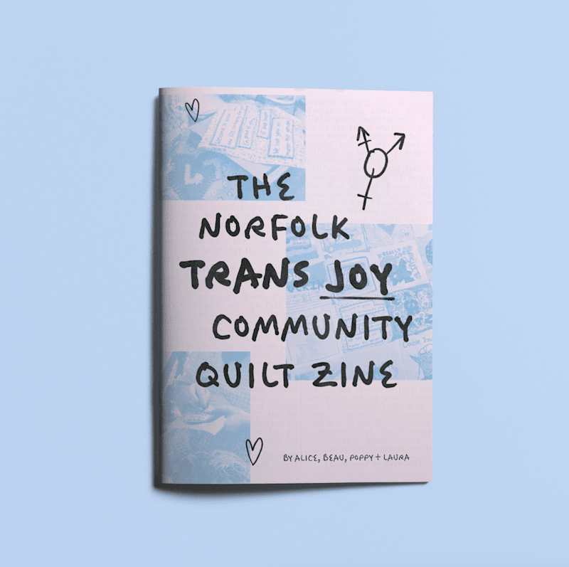Cover image for The Norfolk Trans+ Joy Community Quilt Zine