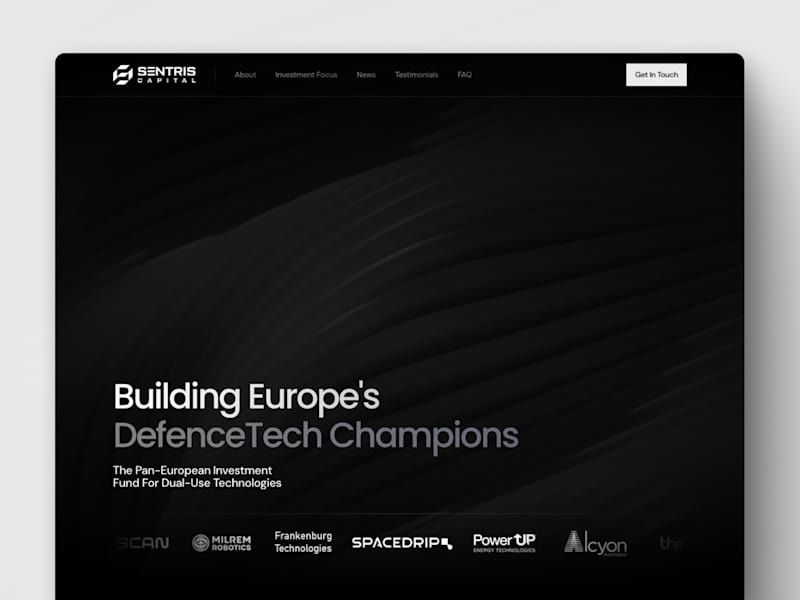 Cover image for Sentris Capital | Framer Website