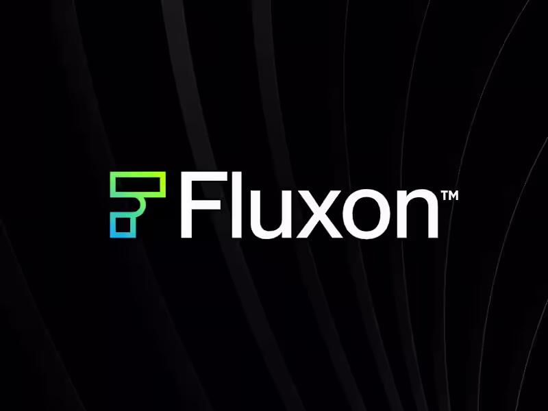 Cover image for Logo design for Fluxon, an AI-powered system that automates ...