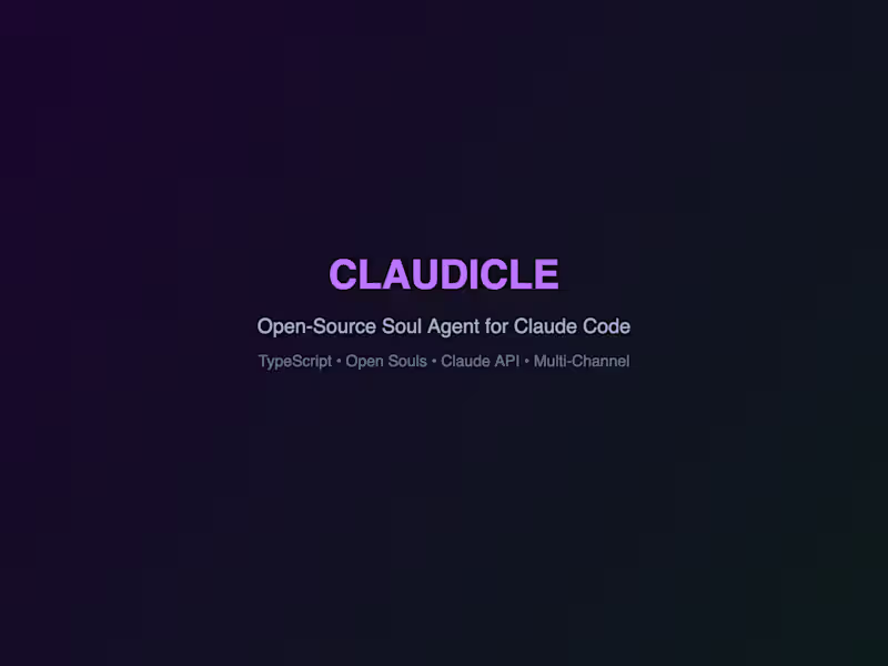 Cover image for Claudicle