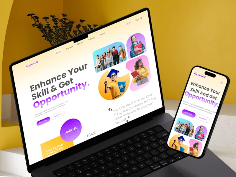 Cover image for Landing page design