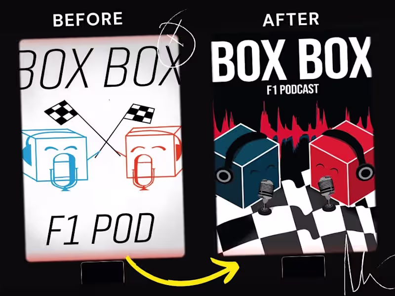 Cover image for Podcast Cover Redesign on Behance