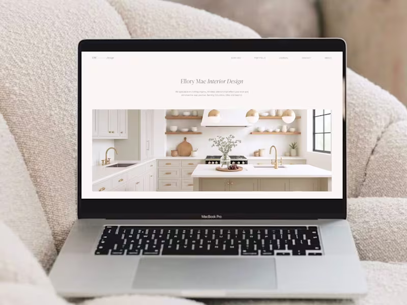 Cover image for Single page web design