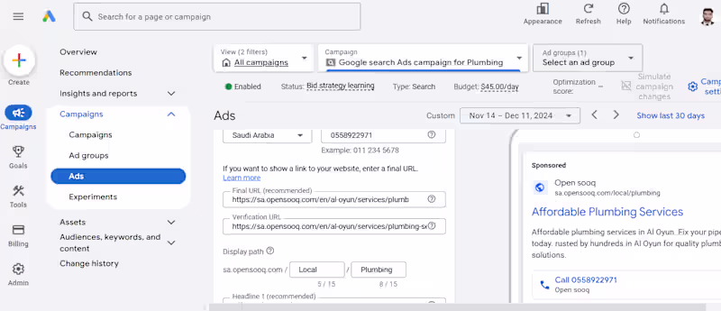 Cover image for Google Ads campaign Audit