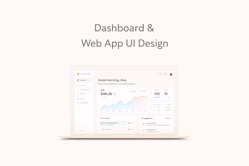 Cover image for Dashboard & Web App UI Design
