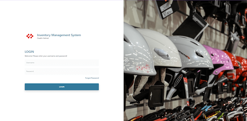 Cover image for Simple Inventory Management System for A Helmet Store