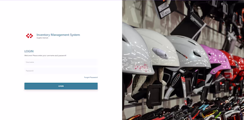 Cover image for Simple Inventory Management System for A Helmet Store