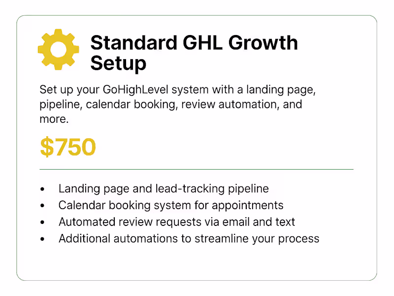 Cover image for Lead Capture + Booking + Reviews