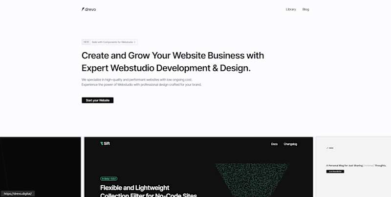 Cover image for Drevo Webstudio Services & Component Library Development