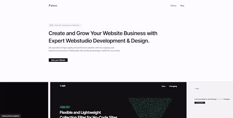 Cover image for Drevo Webstudio Services & Component Library Development