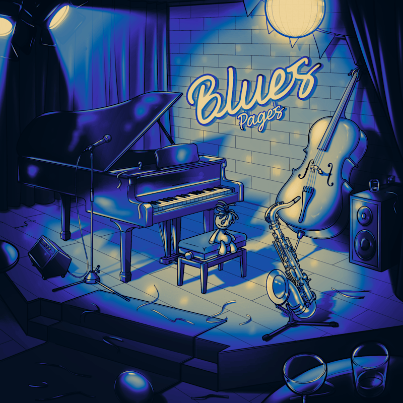 Cover image for “Blues” Album Cover Art