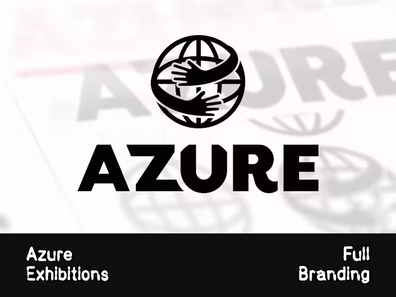 Cover image for Azure Exhibitions Branding
