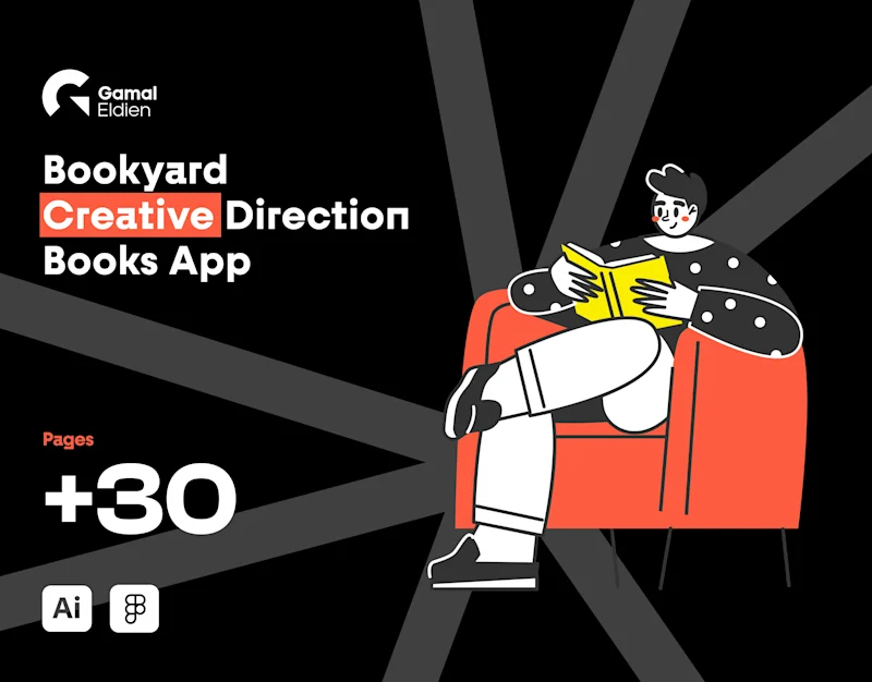 Cover image for Creative Direction for Books App | Bookyard