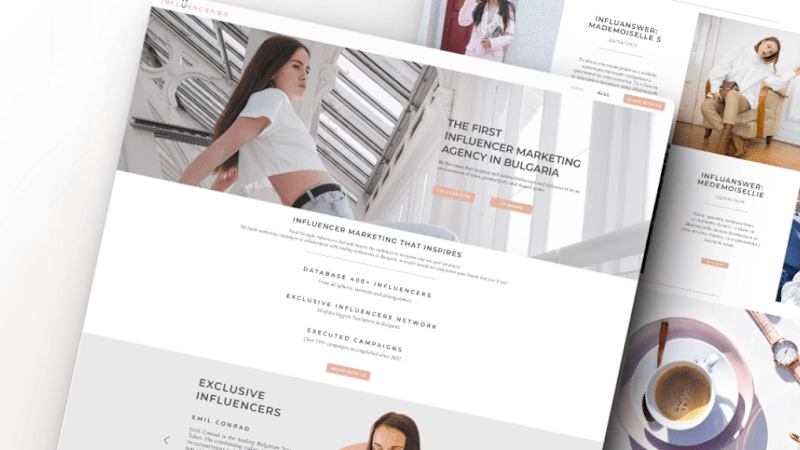 Cover image for Influencer.bg - Website redesign