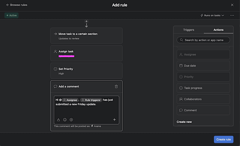 Cover image for Asana automation (rules)