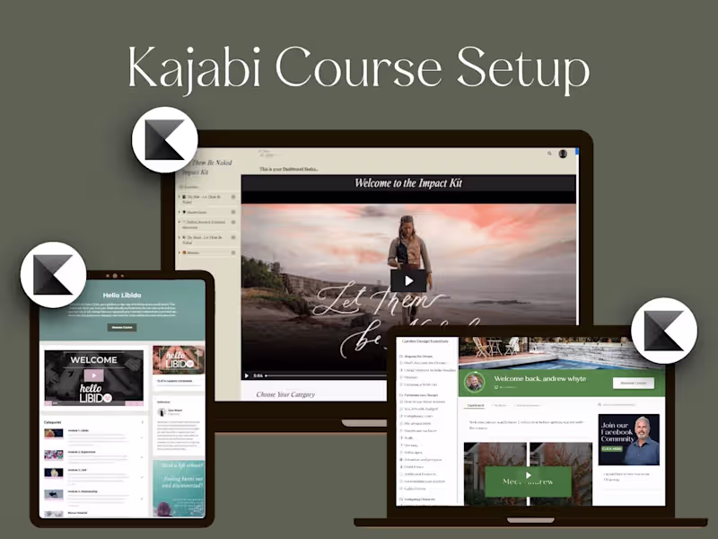 Cover image for Kajabi Course Setup & Student Learning Experience