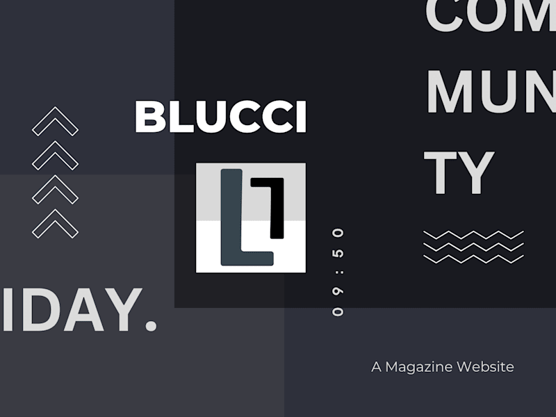 Cover image for BLUCCI: A Magazine Webapp