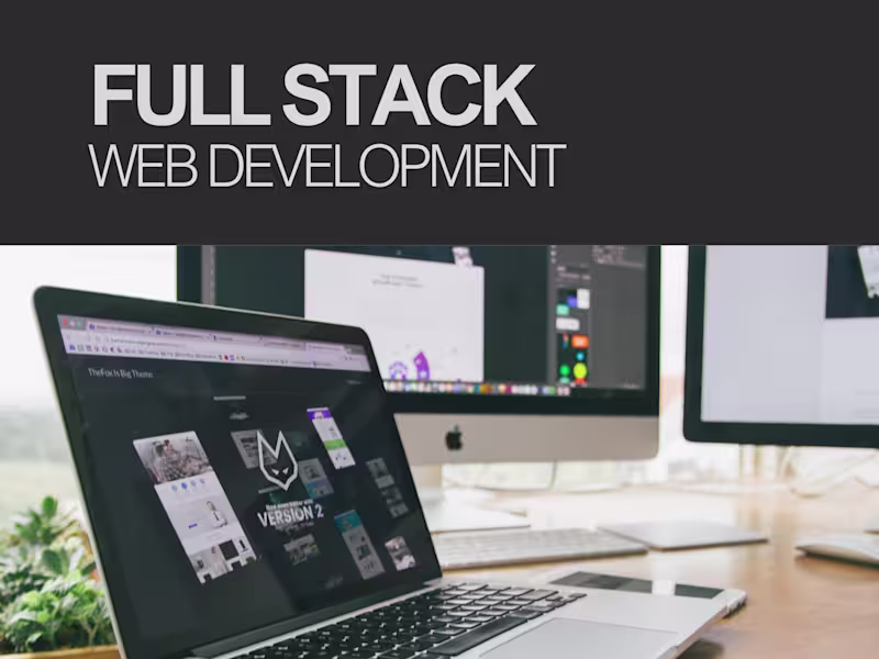Cover image for Full Stack Web Development