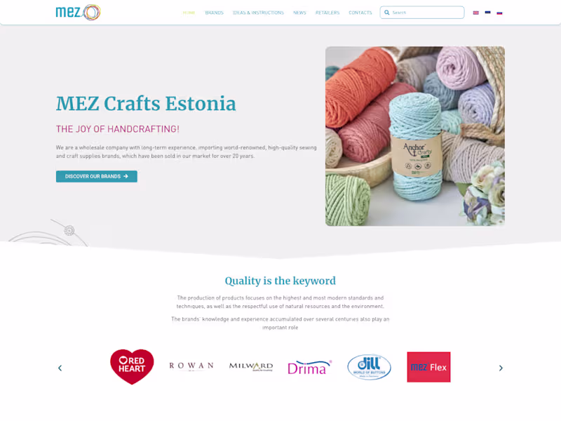 Cover image for MezCrafts website redesign with Elementor / Wordpress