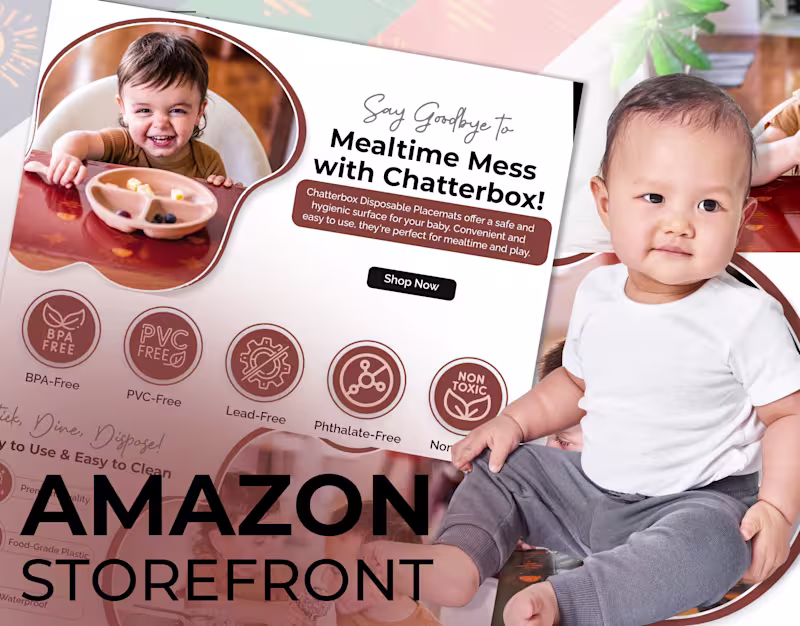 Cover image for Amazon Storefront - Placemats For Kids