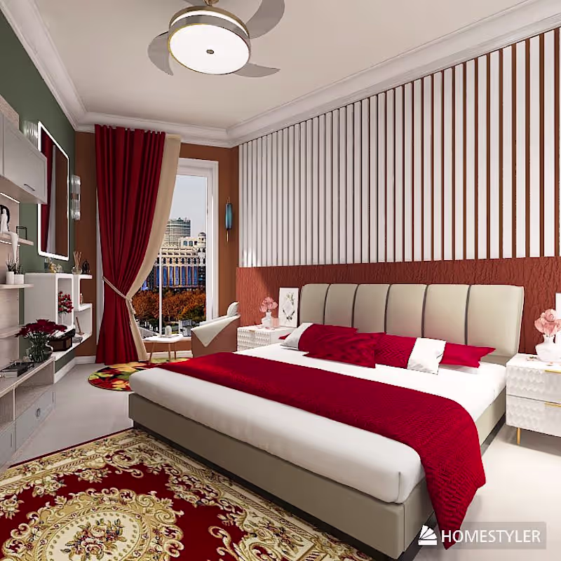 Cover image for Soft colors, warm lighting & cozy textures — a bedroom made ...