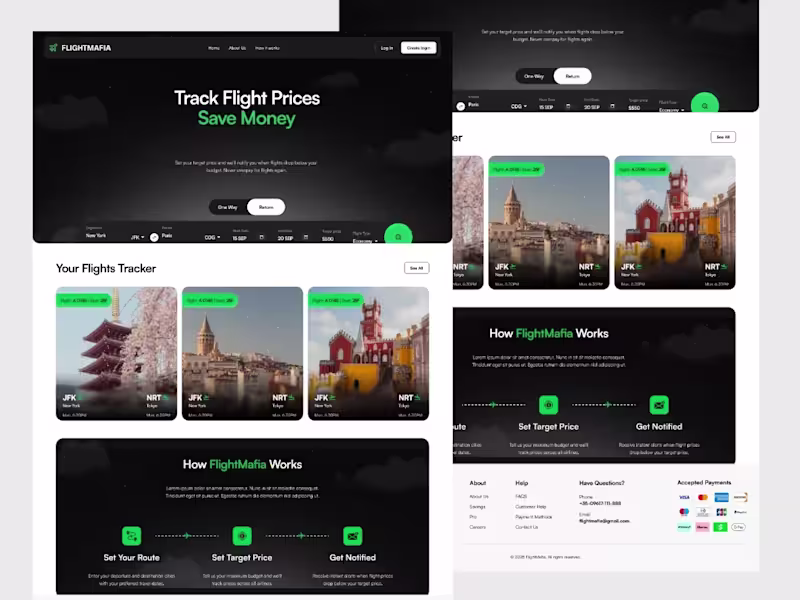 Cover image for FlightMafia
I designed a modern flight