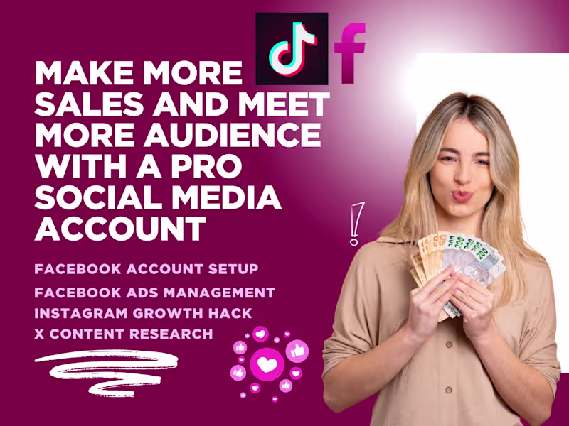 Cover image for manage your social media account and optimize for growth