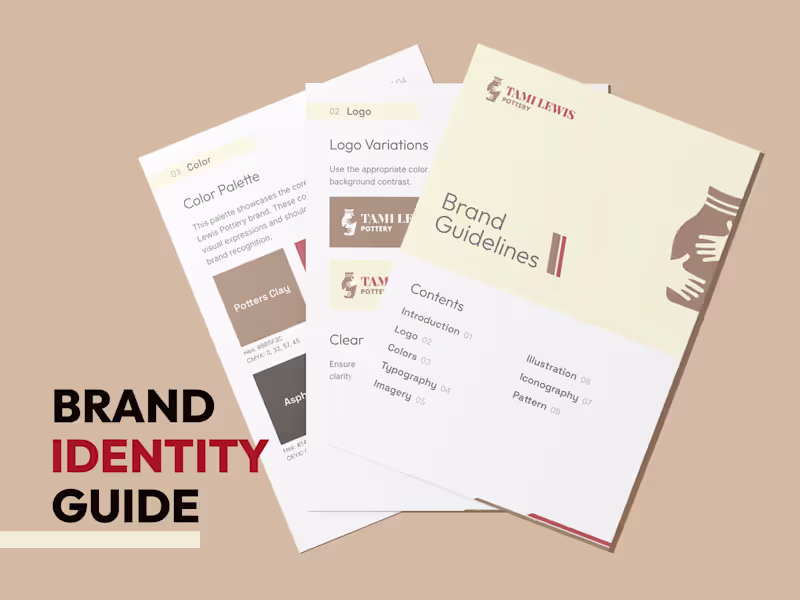 Cover image for Complete Brand Identity Guide – Logo, Colors & Typography
