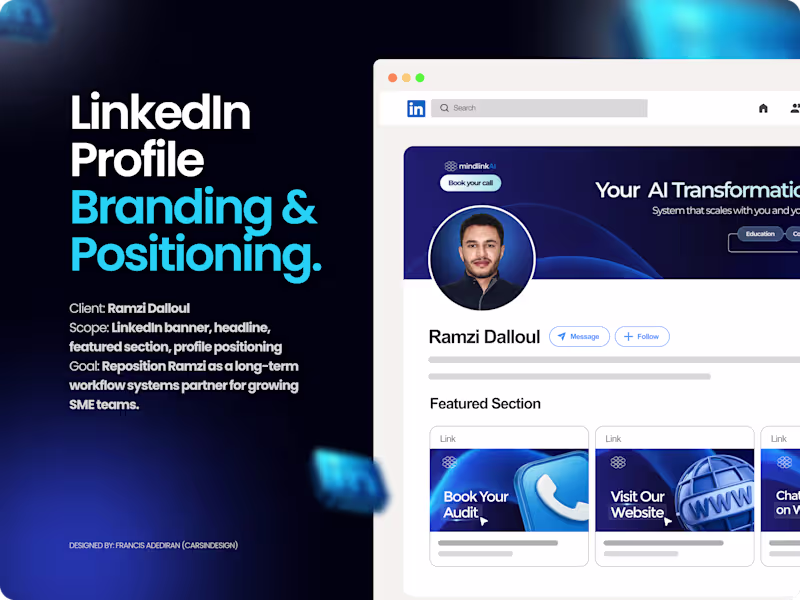 Cover image for LinkedIn Profile Transformation for SME Workflow Architect
