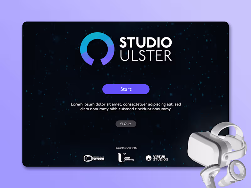 Cover image for [Design Retainer] Ulster Studios 🎥