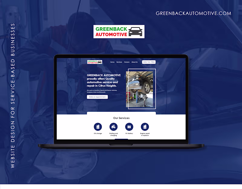 Cover image for Website Design for Car Repair Business