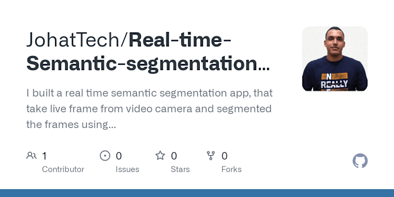 Cover image for JohatTech/Real-time-Semantic-segmentation-DeeplabV3