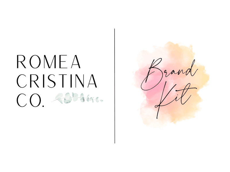 Cover image for Brand Kit | Romea Cristina Co.