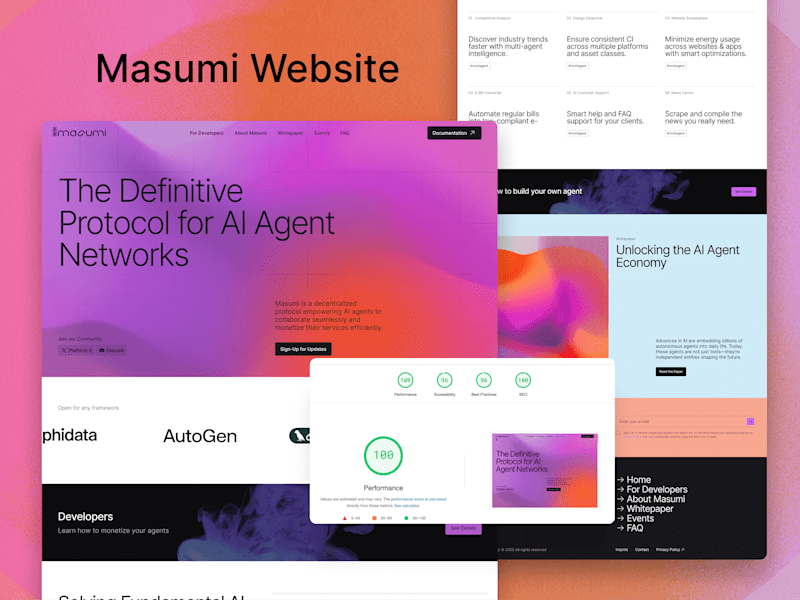 Cover image for Masumi Website Development