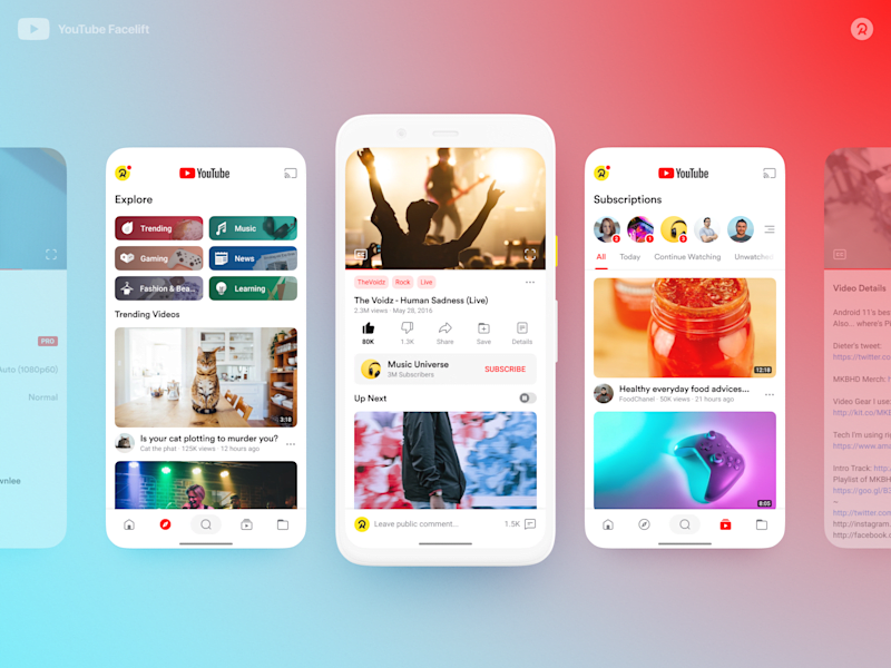 Cover image for YouTube Redesign