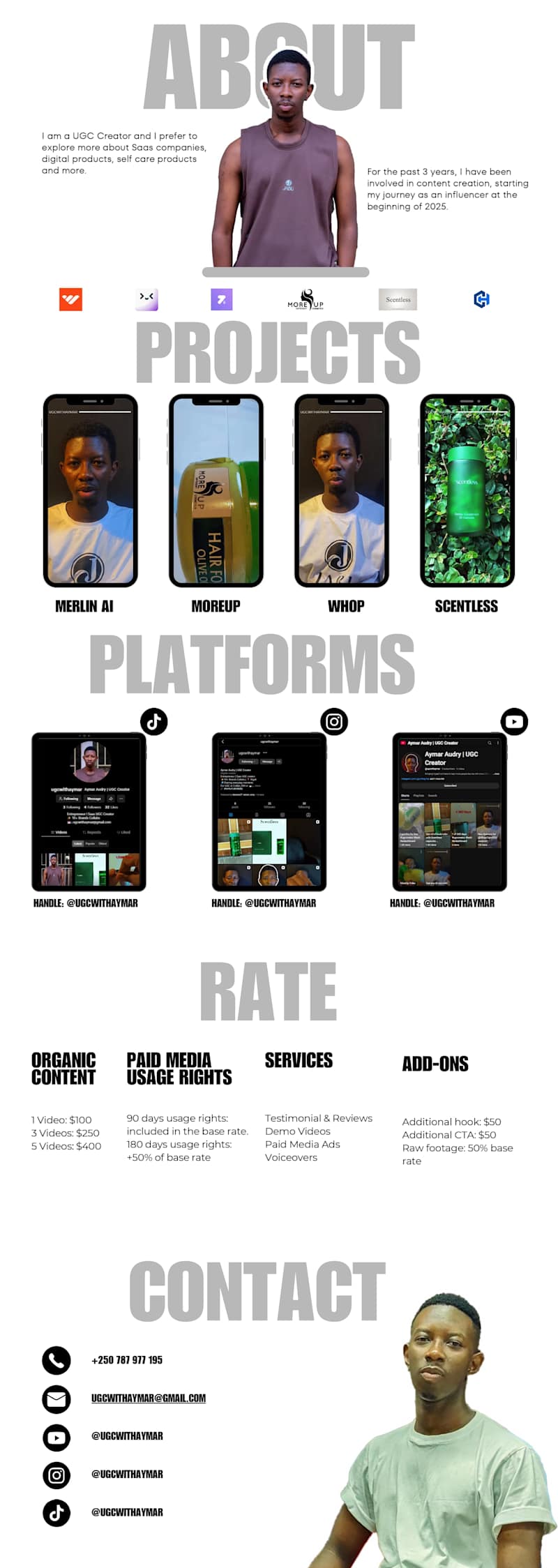 Cover image for SAAS UGC Creator