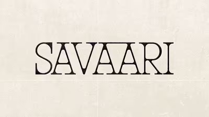 Cover image for Savaari Brand Identity