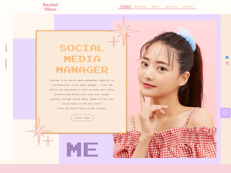 Cover image for Wix Website Template Retro SMM