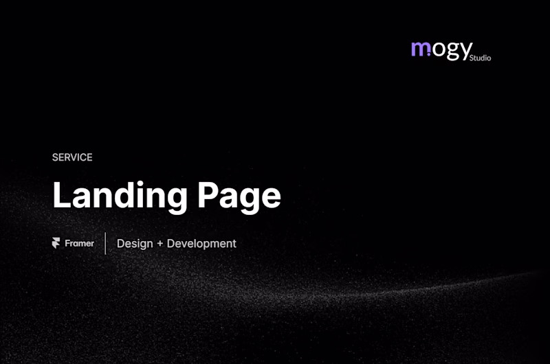 Cover image for Landing Page (Design & Development)