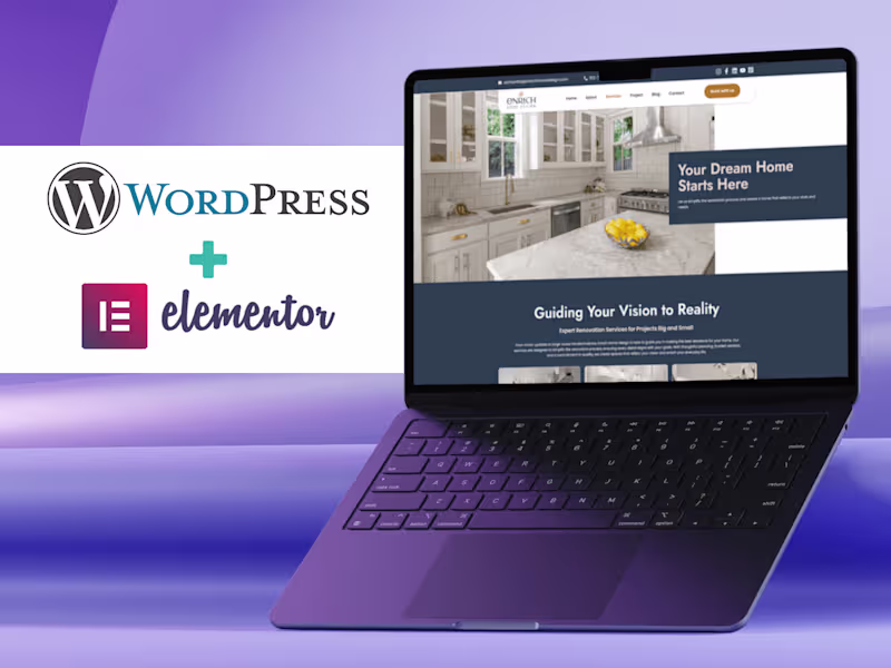 Cover image for Multipage Wordpress + Elementor Website Design For Businesses