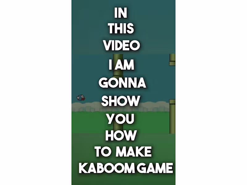 Cover image for Crafting a Flappy Bird Clone with Kaboom.js on Replit Shorts