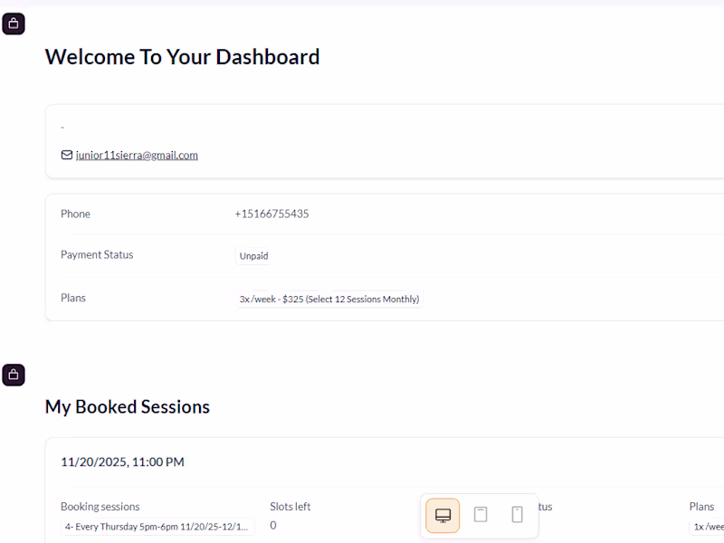 Cover image for Baseball Academy Booking Portal with Softr