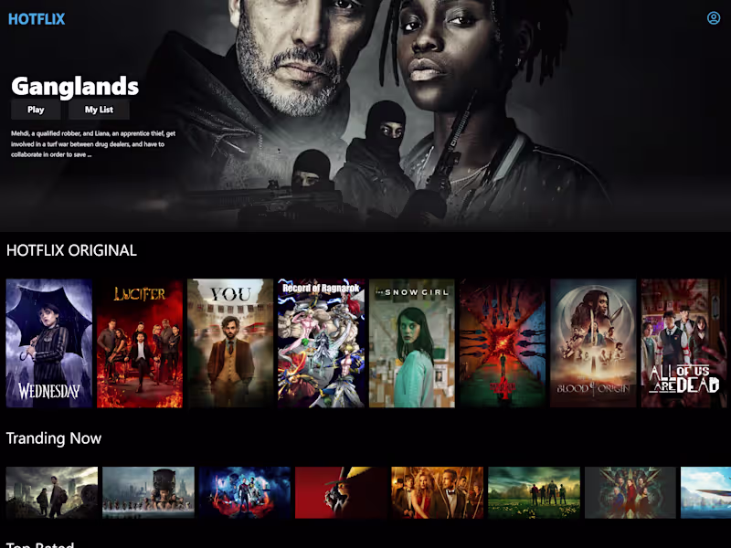 Cover image for Hotflix | A Revolutionary Streaming Platform for Movies & TV Sho