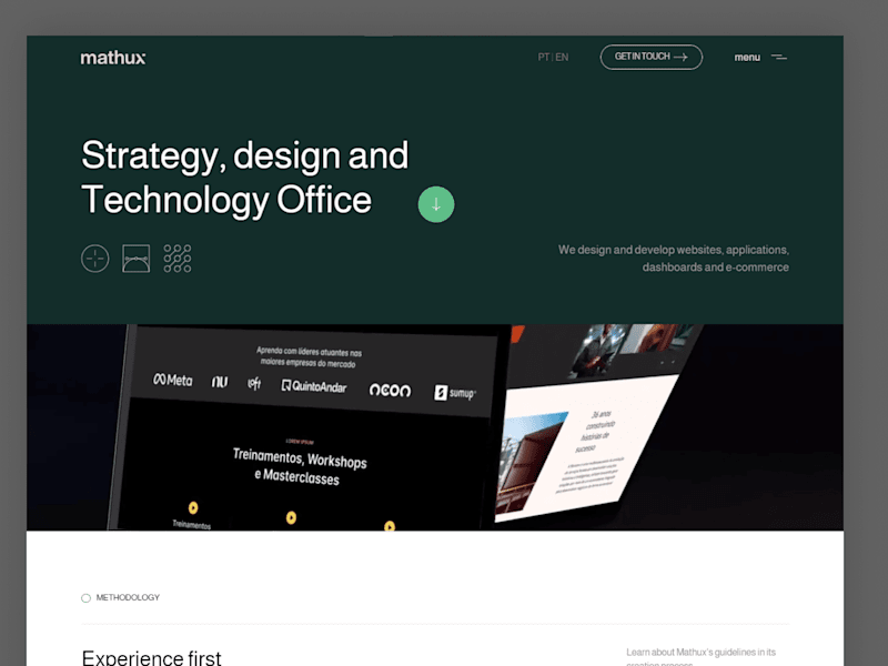 Cover image for mathux - UI Design & Webflow Development 