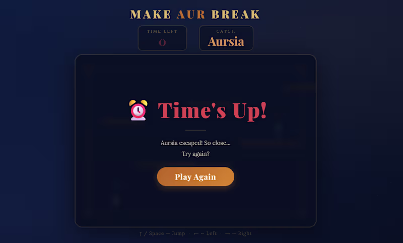Cover image for Make aur Break
Vibe coded a