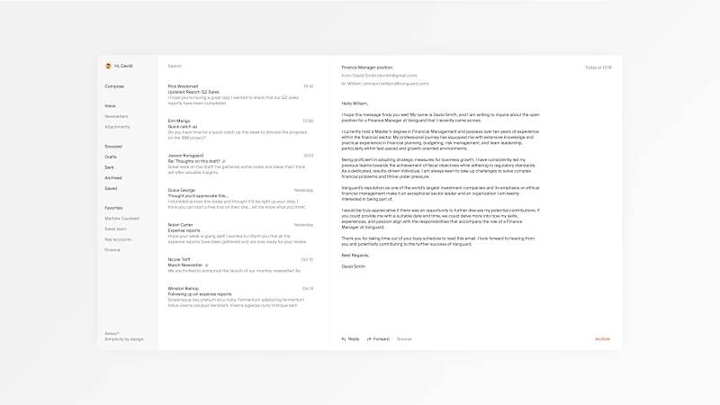Cover image for Native iOS/macOS email app design