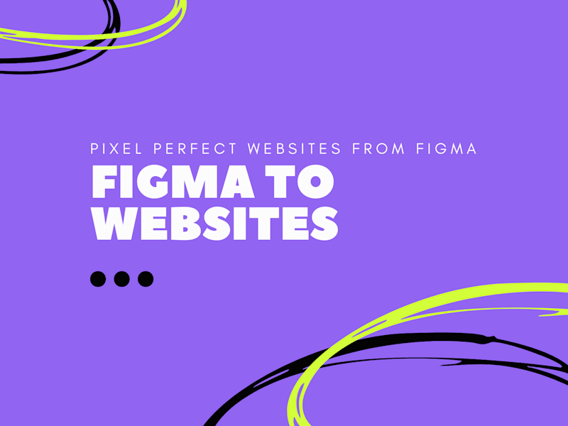 Cover image for Figma Design to Website Development