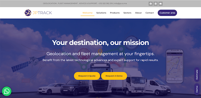 Cover image for JP TRACK Fleet Management Application Development