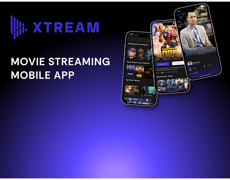 Cover image for UI/UX Case Study - Movie Streaming Mobile App